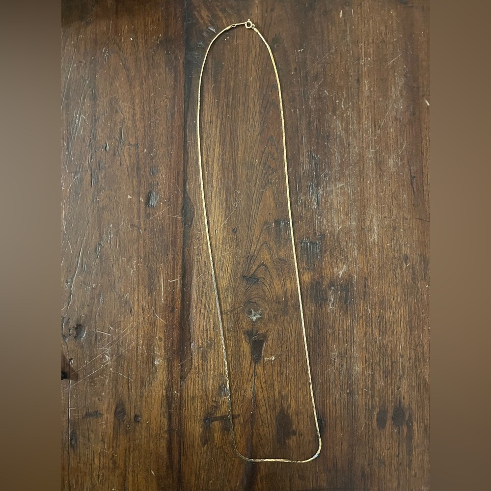 Vintage D'Orlan gold colour chain, signed